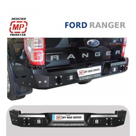 Zderzak tylny stalowy HD MP długie boki dedykowany do Ford RENGER od 2012