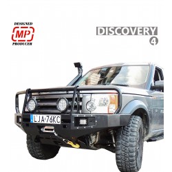 Zderzak przedni HD do Land Rover Discovery III z orurowaniem (bullbarem)
