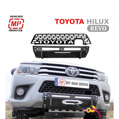 Płyta montażowa HD wyciągarki z integrowaną płyta czołową Toyota HILUX Revo 2015 mp4x4.pl