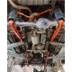 Regulowane wieżyczki HD amortyzatorów przednich do Land Rover pomarańczowe www.mp4x4.pl