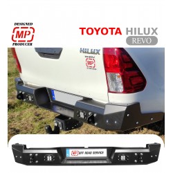 Zderzak tylny HD długie boki stalowy dedykowany do Toyoty HILUX Revo 2015 mp4x4.pl