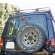 Uchwyt na koło zapasowe i podnośnik hilift do Land Rover Discovery 1 - wersja otwierana z drzwiami