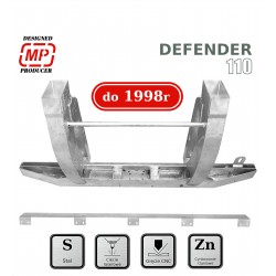 Tylna belka ramy do LR Defender 110 do roku 1998 - reperaturka ramy z długimi podłużnicami