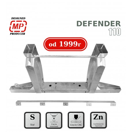 Tylna belka ramy do LR Defender 110 od roku 1999 - reperaturka ramy z długimi podłużnicami