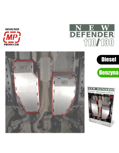 Protection réservoir aluminium HD New Defender 2020+ 🚙