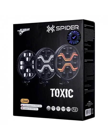 Reflektor drogowy LED X-SPIDER TOXIC